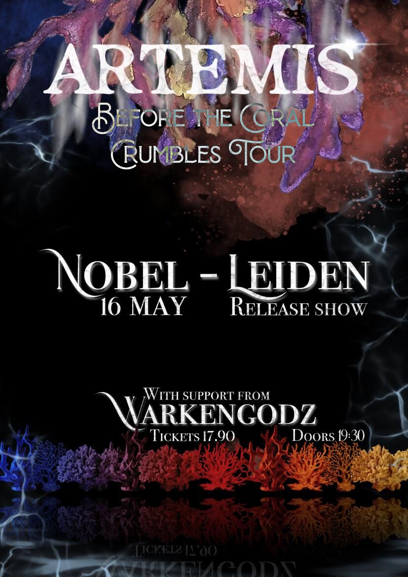 Release show poster, Nobel Leiden