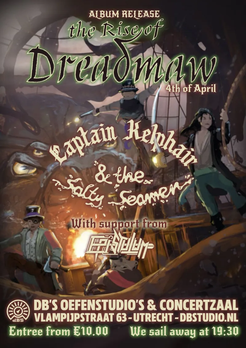 Releaseposter voor The Rise of Dreadmaw in DB&rsquo;s, Utrecht