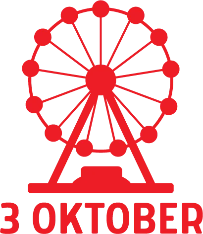 3 Oktober-logo met reuzenrad