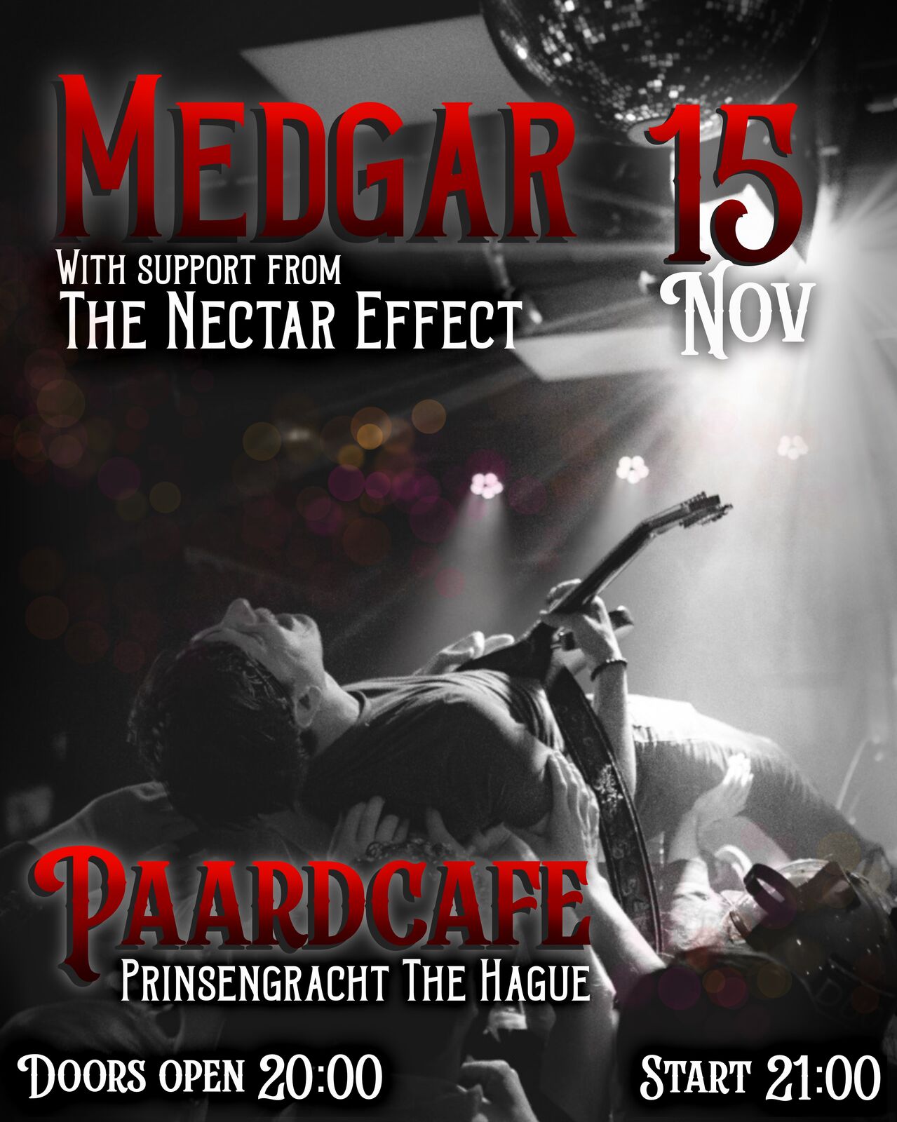Medgar Paardcaf&eacute; gig post