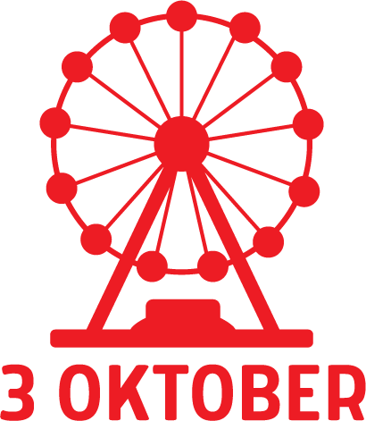 3 Oktober logo with Ferris wheel